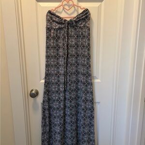 Mossimo Supply Co. Strapless Dress in Black and Gray Pattern